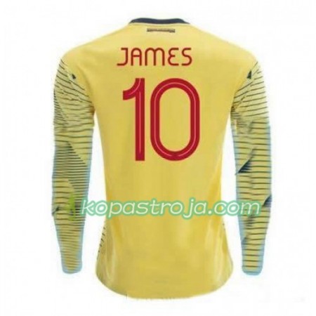 Billiga Fotbollströjor Colombia James Rodriguez 10 Hemma tröja Copa América 2019 Långärmad